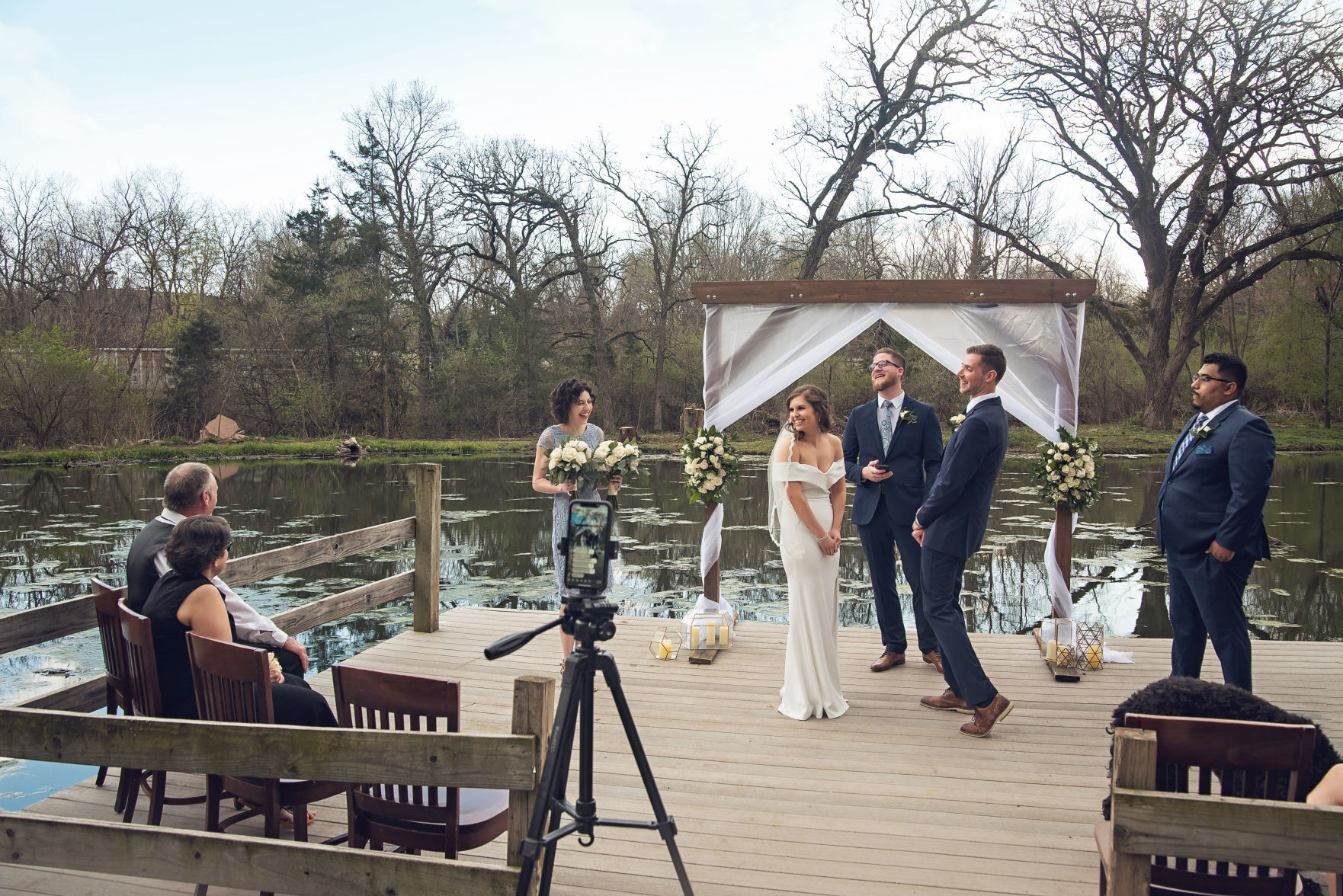 First wedding photo